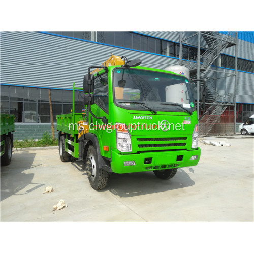 LHD lekapan lipatan 5 ton trak kren